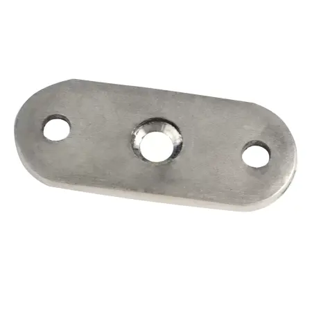 Ложемент для поручня нержавеющий под плоскость - фото 1