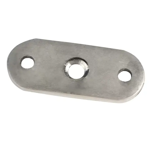 Ложемент для поручня нержавеющий под плоскость