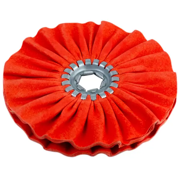 Круг полировальный GTOOL хлопчатобумажный, жёсткий, красный, d150×10×19 мм