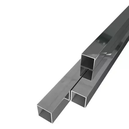 Труба нержавеющая профильная AISI 304 20х20х1,0 зерк.