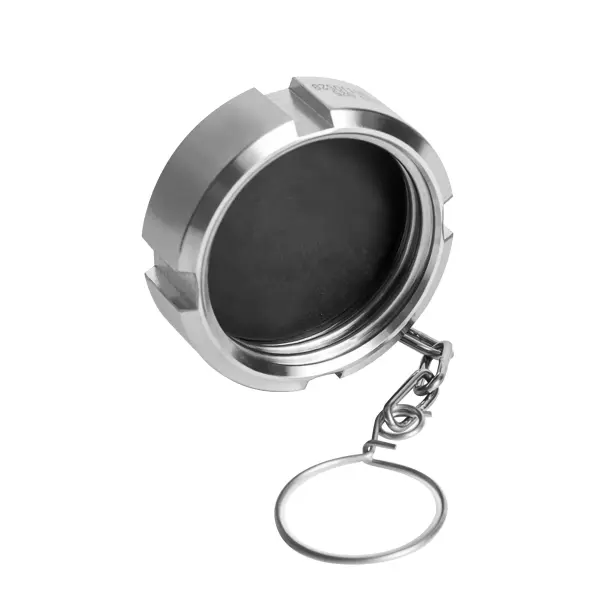 Гайка-заглушка с цепочкой нержавеющая AISI 304 DN50