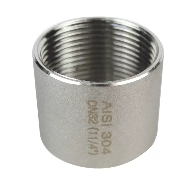 Муфта-бочонок нержавеющая AISI 304 ВР/ВР DN32