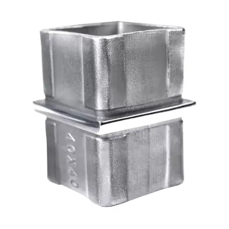 Соединитель поручня 40х40x1,5 мм