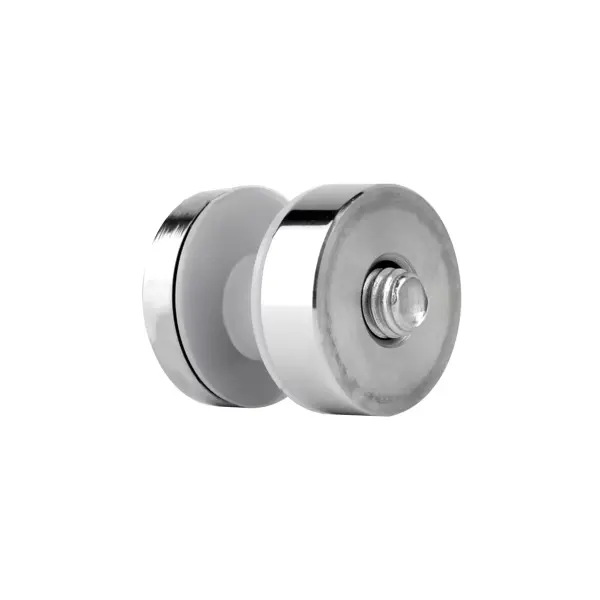 Стеклодержатель нержавеющий точечный плоский маленький (тип 2)