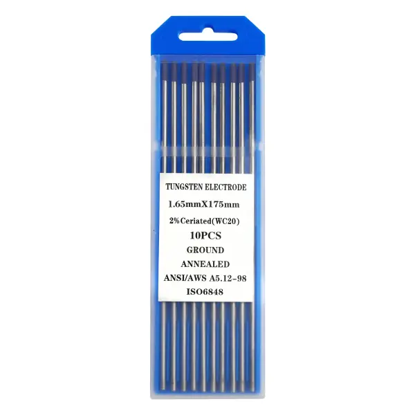 Вольфрамовый электрод WС20 ф 1,6x175 мм серый