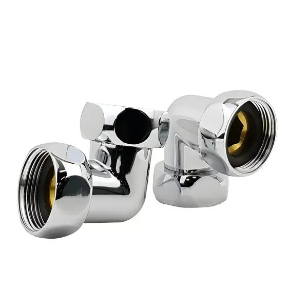 Соединение угловое гайка-гайка  1-1/4''х1-1/4'' хром