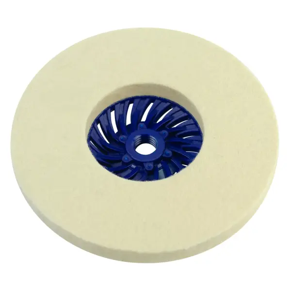 Круг торцевой полировальный войлочный GTOOL d135×10×М14, плотность 0,4 г/см³