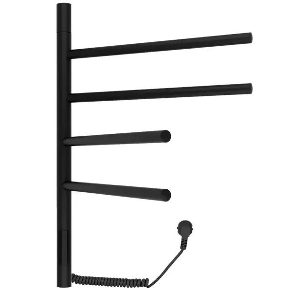 Полотенцесушитель с эл. нагревательным элементом тип Е2. модель Ti#1 L.43х60.F4 (timer) Муар black