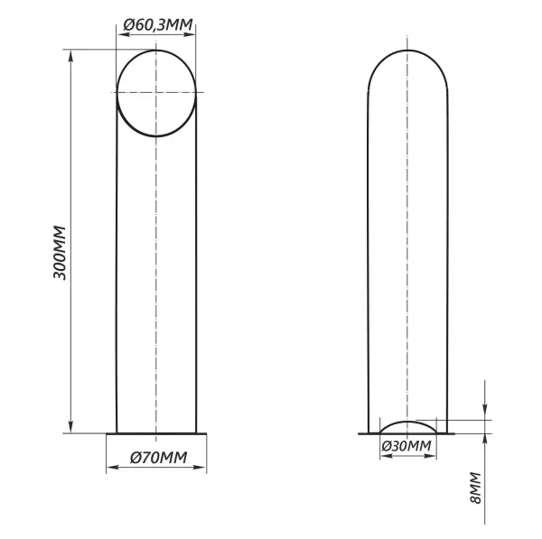 Ваза "Свеча"
