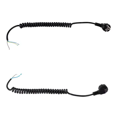 Кабель витой с евровилкой, черный (250V, 16A, IP20) - фото 3