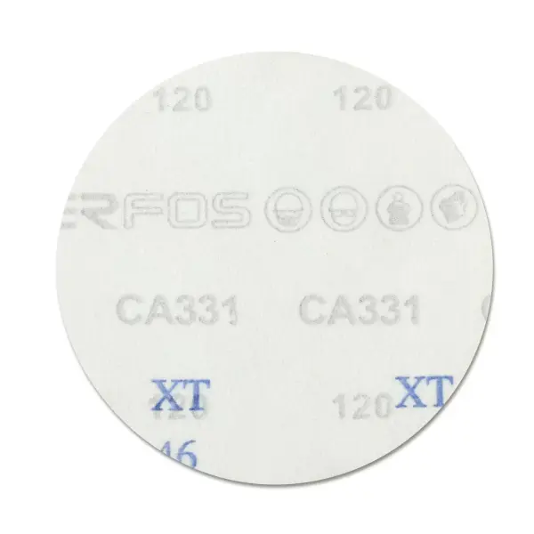 Шлифовальный круг ZK d125 на липучке, зерно P120 - 5 шт