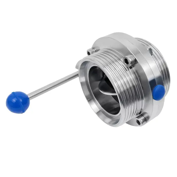 Затвор дисковый нержавеющий М/М AISI 304 DN50