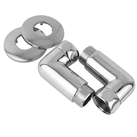 Соединение угловое гайка-штуцер  3/4''х3/4'' хром - фото 3