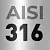 Лист нержавеющий AISI 316