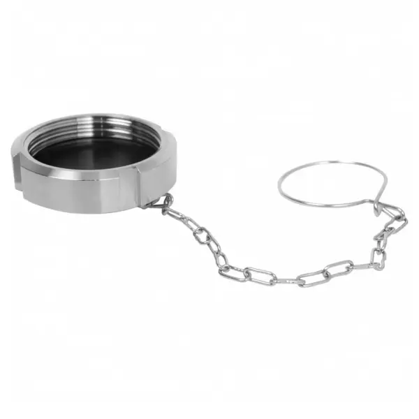 Гайка-заглушка с цепочкой нержавеющая AISI 304 DN50