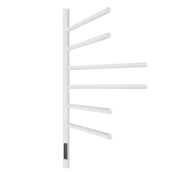 Полотенцесушитель с эл. нагревательным элементом, тип Е2. модель Ti#1 L.43х80.F6 (timer) White