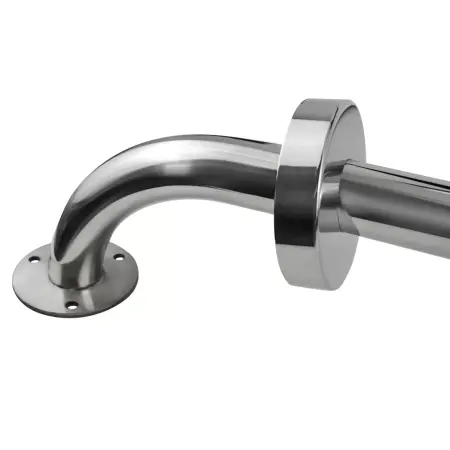 Поручень настенный AISI 304 d32/600 мм зерк. Тип 2 - фото 4