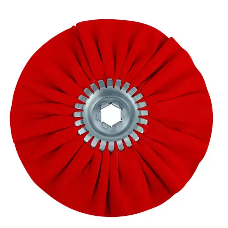 Круг полировальный GTOOL хлопчатобумажный, жёсткий, красный, d200×10×19 мм - фото 2