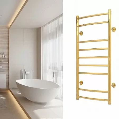 Полотенцесушитель Gloss & Reiter водяной Raduga. Л. 50х100.Д9.G1 (GOLD) - фото 3