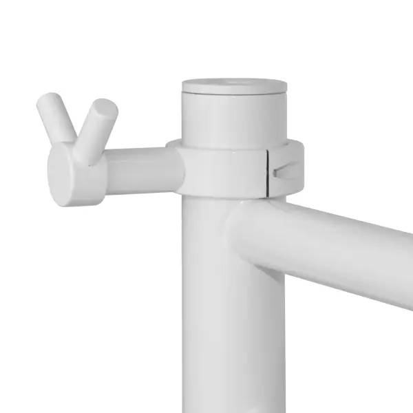 Вешалка с 2 крючками белый