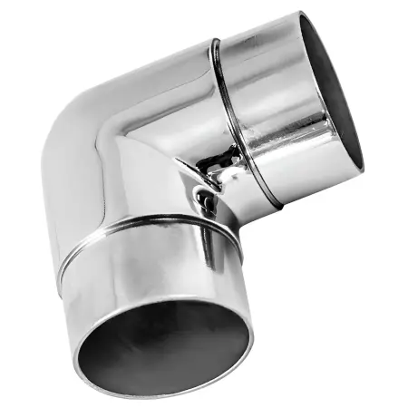 Угол поручня со вставками AISI 304 42,4x1,5