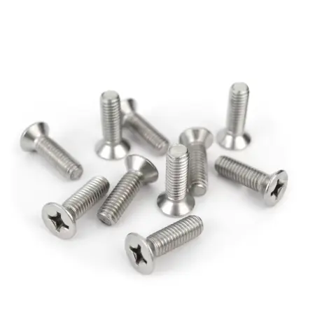 Винт с потайной головкой AISI 304 M6,0 mm L-20mm (комплект 10 шт) - фото 1