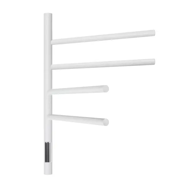 Полотенцесушитель с эл. нагревательным элементом тип Е2. модель Ti#1 L.43х60.F4 (timer) White