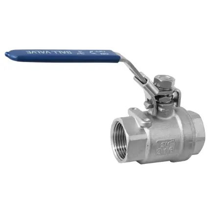 Кран шаровой нержавеющий AISI 304 ВР/ВР DN50 PN64