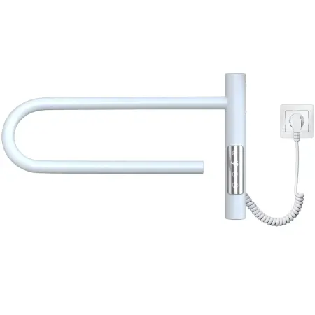 Электрический полотенцесушитель E2.L.39x25.R1.Timer.Smart GR Myap White.CM1.