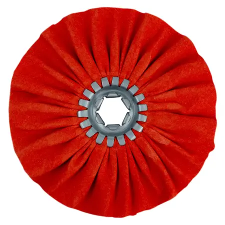 Круг полировальный GTOOL хлопчатобумажный, жёсткий, красный, d150×10×19 мм - фото 2