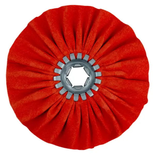 Круг полировальный GTOOL хлопчатобумажный, жёсткий, красный, d150×10×19 мм