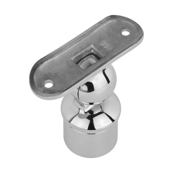 Наконечник нержавеющий шаровый регулируемый литой Ø38