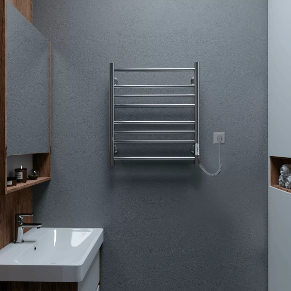 Полотенцесушитель Gloss & Reiter электрический Line тип.Э2 Л.50x60.Л8 (П) Таймер