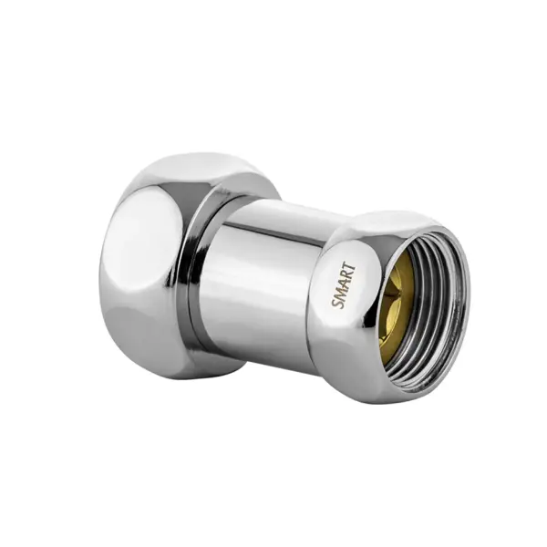 Соединение прямое гайка-гайка  1''х3/4'' хром