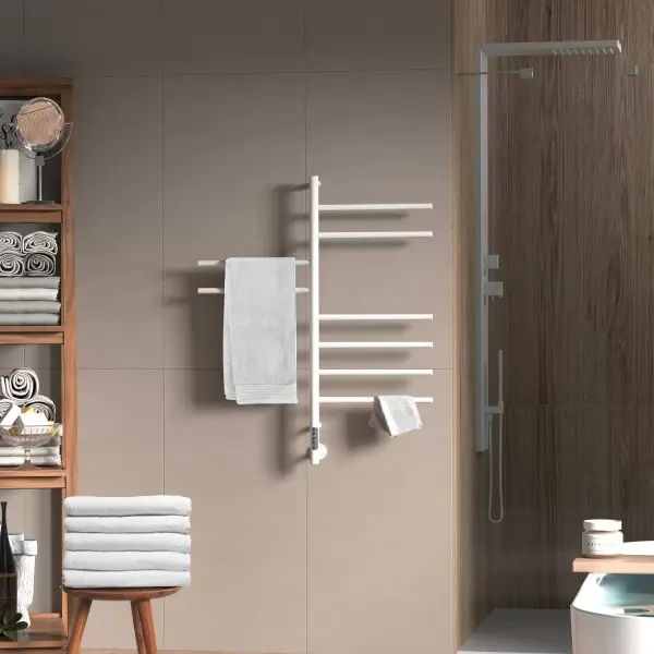 Полотенцесушитель с эл. нагревательным элементом тип Ti#1 E2.L.43х100.F8 (timer) White