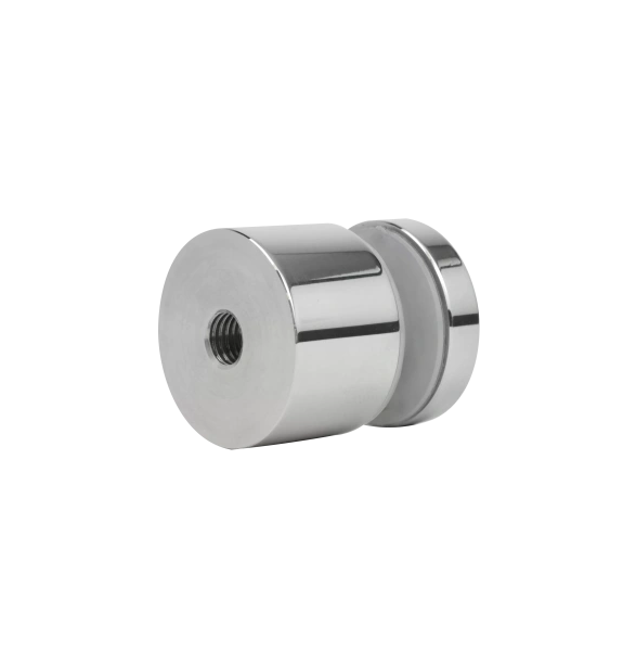 Стеклодержатель нержавеющий точечный плоский большой 40х25