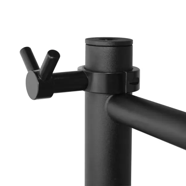 Вешалка с 2 крючками черный