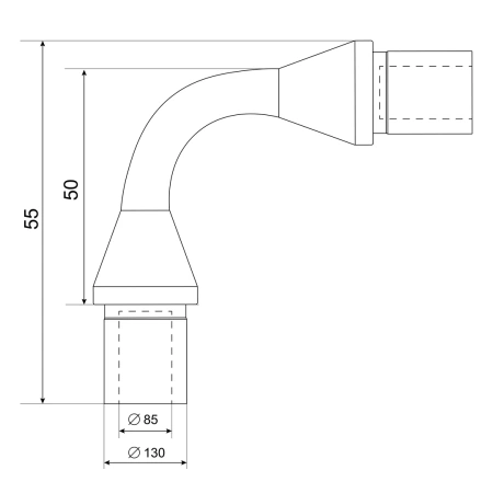 Отвод ригеля забивной 16мм - фото 2