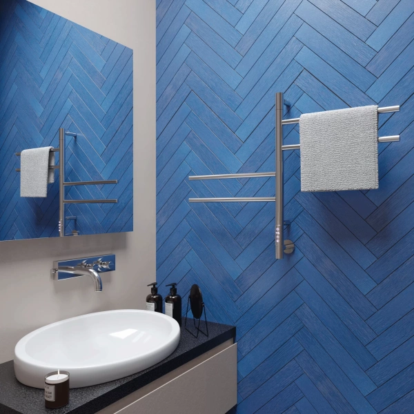 Полотенцесушитель Gloss & Reiter электрический Ti#1 тип.Е2 L.43х60.F4 (Таймер)