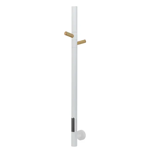 Полотенцесушитель Gloss & Reiter электрический ENKEL.E2.L.15х75.H2 Таймер, белый/дерево