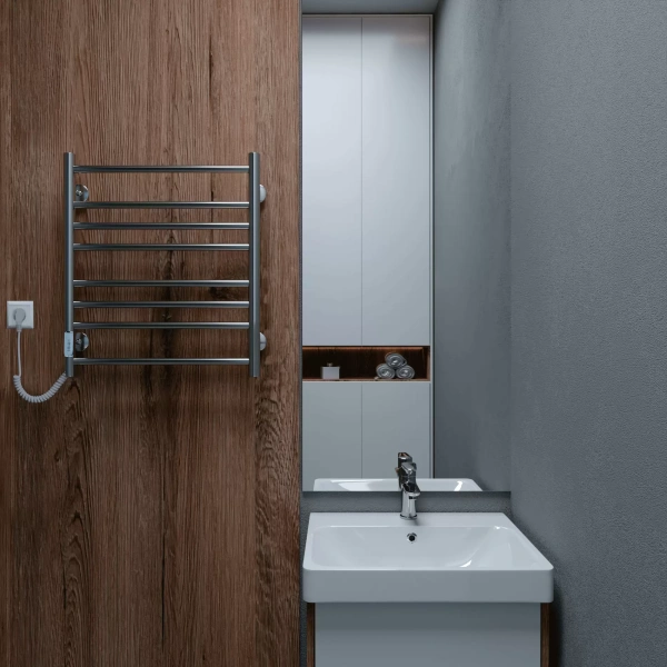 Полотенцесушитель Gloss & Reiter электрический Line тип.Э2 Л.50x60.Л8 (Л) Таймер