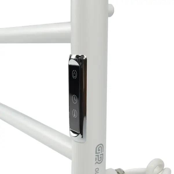 Полотенцесушитель электрический E2.L.50x80.L7.R.Lines (timer) МУАР White