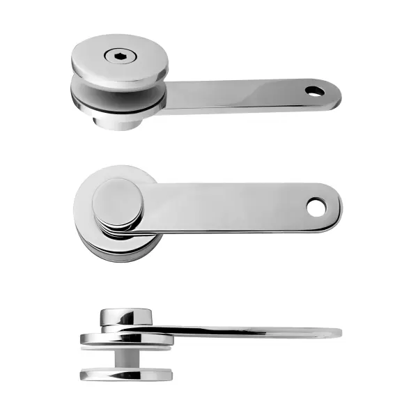 Стеклодержатель нержавеющий пластинный оконечный для стекла 6-18мм