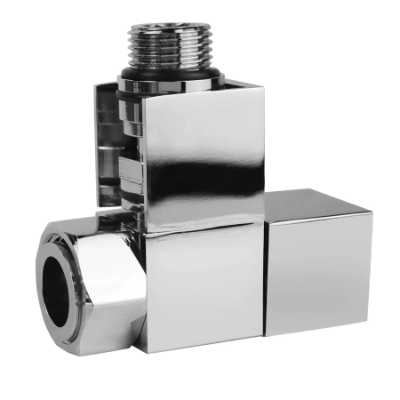 Вентиль угловой квадратный гайка-штуцер  3/4''x1/2'' - фото 2