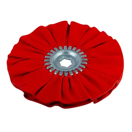 Круг полировальный GTOOL хлопчатобумажный, жёсткий, красный, d200×10×19 мм - фото 1