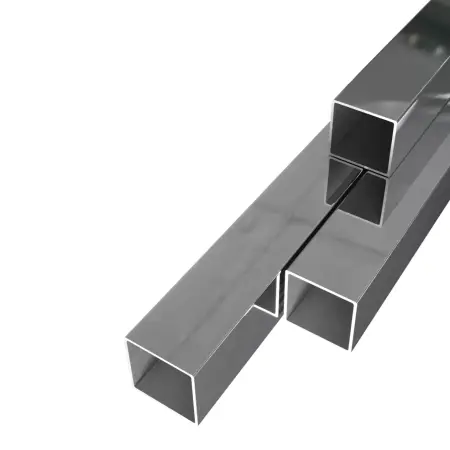 Труба нержавеющая профильная AISI 304 50х50х4,0 2В