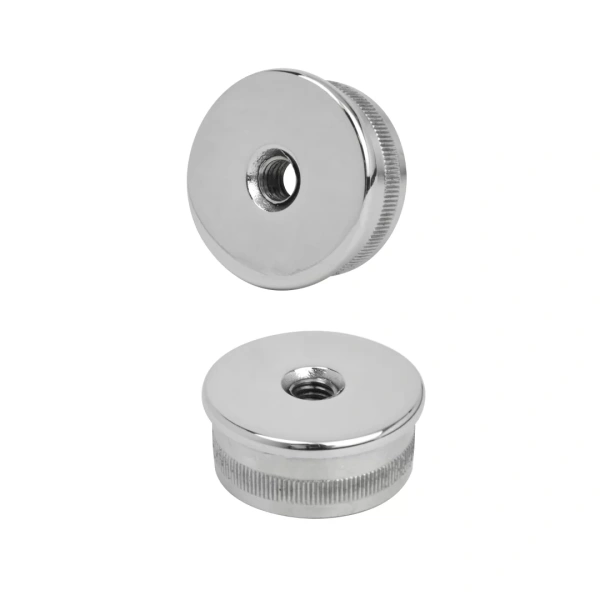 Заглушка нержавеющая литая плоская Ø38 мм, под палец