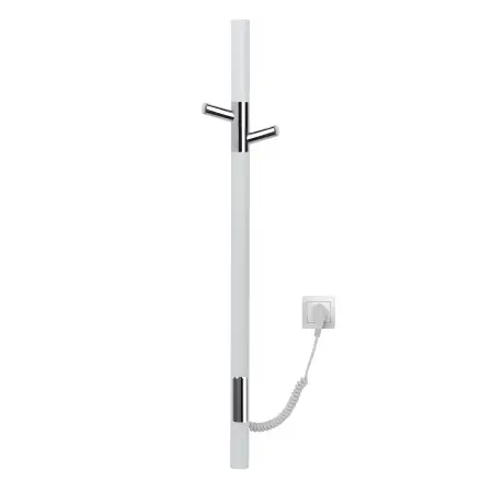 Полотенцесушитель Gloss & Reiter электрический ENKEL.E2.L.15х75.H2 Таймер, белый/хром