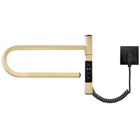 Электрический полотенцесушитель E2.L.39x25.R1.Timer.Smart GR Myap Ivory