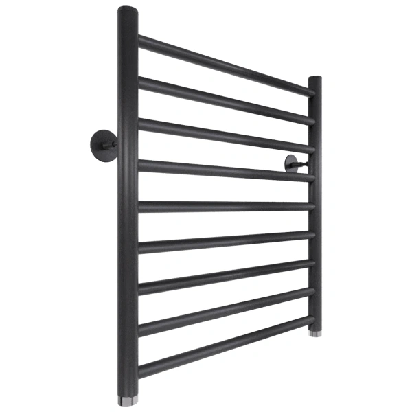 Полотенцесушитель Gloss & Reiter водяной Line Л. 50х60.Л9.G1 (полимер МУАР Black Rall)